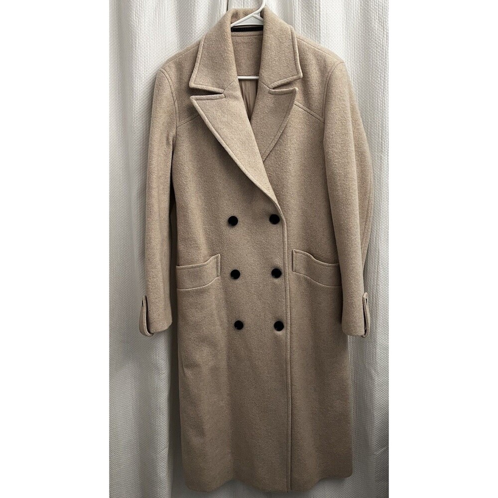 ALLSAINTS Women’s Millie Wool Coat in Off White / Beige - Picture 1 of 12